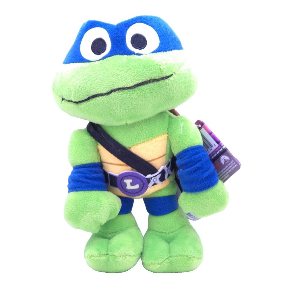 Teenage Mutant Ninja Turtles Leonardo Mutant Mayhem Plush Toy 8" New